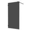 Shower wall Bella-Wallk in LW1000-B black