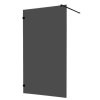 Shower wall Bella-Wallk in LW1200-B black