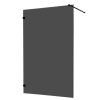 Shower wall Bella-Wallk in LW1400-B black