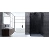 Frameless shower enclosure LAS 1200-B black