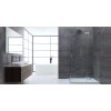 Frameless shower enclosure LAS1500-B black