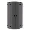 Frameless shower enclosure LAR 1001-B black