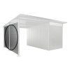 15040 15088 Seitenwand AvantGarde A4 silber Focus Rendering
