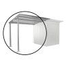15010 15056 Seitendach L AvantGarde A1 silber Focus Rendering web