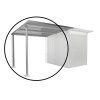 15020 15066 Seitendach L AvantGarde A2 silber Focus Rendering web