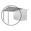 15030 15076 Seitendach L AvantGarde A3 silber Focus Rendering web