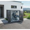 56040 MiniGarage L dunkelgrau Sujet quadratisch