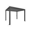 9003414922228 Pergola 3,5x3 dunkelgrau Lam silber Rendering
