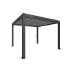 9003414922303 Pergola 3,5x3,5 dunkelgrau Lam silber Rendering