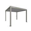 9003414922310 Pergola 3,5x3,5 quarzgrau Lam silber Rendering