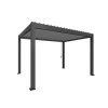 9003414922266 Pergola 4x3 dunkelgrau Lam silber Rendering