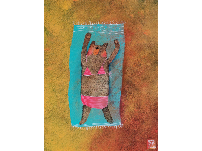 Medvědice na pláži web