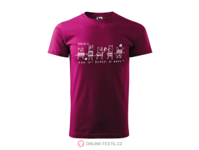 Tricko Kolin dětské basic fuchsia 49