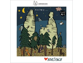 Samolepky adršpach noc