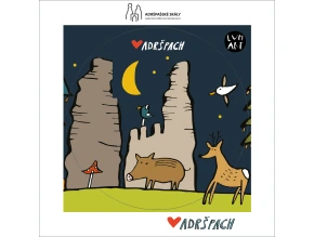 Samolepky adršpach les1