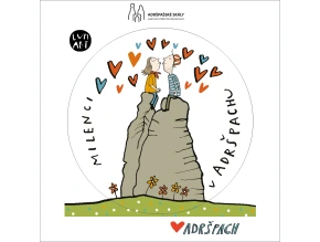 Samolepky adršpach milenci