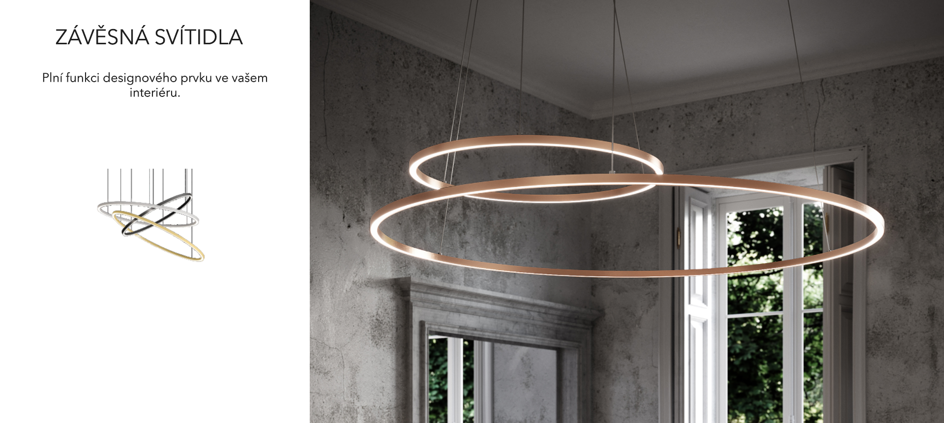 Závěsná svítidla