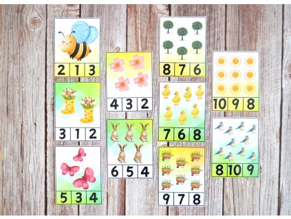 Jarné počítanie do 10