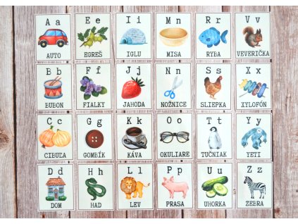 Kartičky ABECEDA