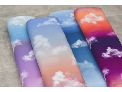 Panel/Teplákovina modálová - Cloudy Sky by Lycklig Design | 265g | 150cm