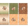 Panel/Teplákovina - Roztomilé veverky | 250g | 50x50cm