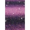 Teplakovina - Ombré fialovo-růžové| 240g | 180cm 1ks-0,9m
