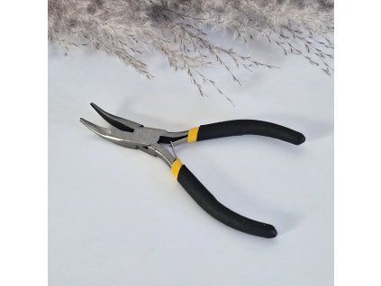 Zahnuté ploché kleště na šperky (mini)