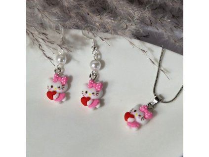 Sada šperků s motivem Hello Kitty