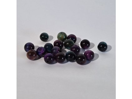 Přírodní tygří oko - Galaxy - ø 8 mm