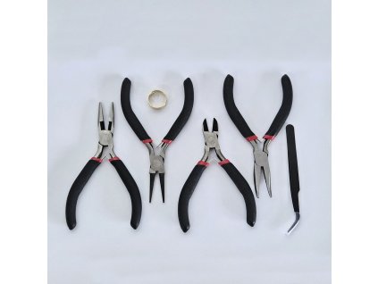 Sada nástrojů - kleště a pinzeta - 5 ks
