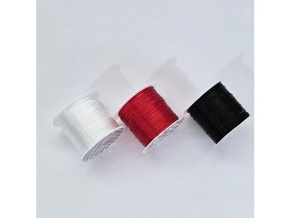 Elastická lycra  - ∅ 0,8 mm - 10 m