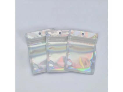 Holografický sáček se zipem - 10ks