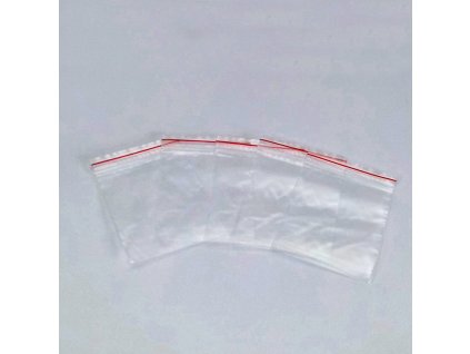 Zip sáček z polyethylenu - 5 x 7 cm - 10 ks