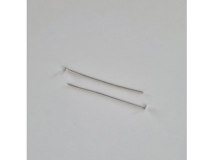 Ketlovací nýty - stříbrné - 40 mm - 20 ks