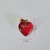 Srdcový přívěšek červený