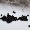 Přírodní černý achát - lesklý - ø 4 mm
