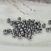 Hematit - kovově stříbrná - ø 6 mm