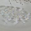 Skleněné korálky- broušené - imitace Swarovski - 4 mm - 10 ks