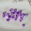 Skleněné korálky – fialové s mléčným přechodem - ø 8 mm