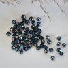 Rakouské křišťálové korálky - jezerní modrá - ø 4 mm - 20 ks