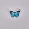 Kovový přívěsek - motýl - různé varianty - 2 x 1,4 cm