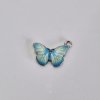 Kovový přívěsek - motýl - různé varianty - 2 x 1,4 cm