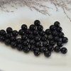 Přírodní černý obsidián - třída AAA - ø 8 mm