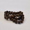 Kávově hnědé syntetické drahokamy – korálky ø 8 mm