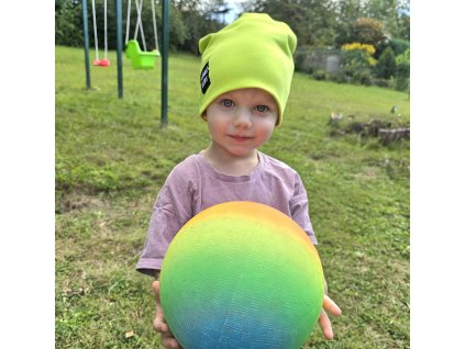 Neonově zelená čepice Lumi Kids 1-3 roky