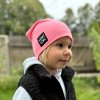 Neonově růžová čepice Lumi Kids 1-3 roky