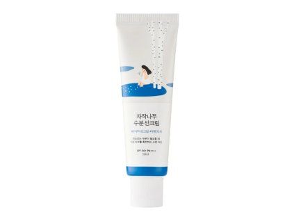 roundlab birch juice moisturizing suncream spf50