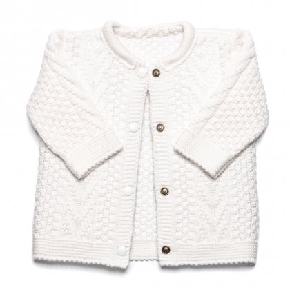 biely kojenecky svetrik