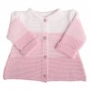 kojenecký svetrík ružový 1