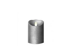 bougies 13cm luminara argent t